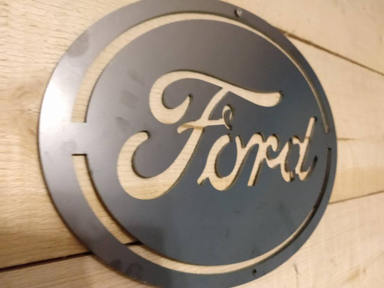 *Premium* FORD Logo Metal Sign Hand Finished Man Cave Wall Art car racing bike *Premium* FORD Logo Metal Sign Hand Finished Man Cave Wall Art car racing bike