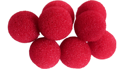 4 Super Soft RED 2/" SPONGE BALLS Gosh Magician Magic Trick Box Set Foam Prop Toy