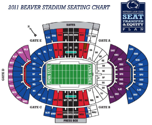 Michigan State Stadium Seating Chart