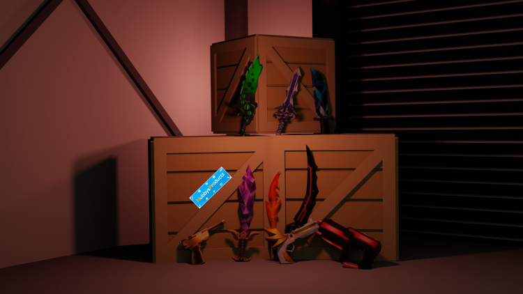 Roblox Murder Mystery 2 Mm2 Chroma Deathshard Godly Knifes And Guns 3 48 Picclick - roblox mm2 deathshard