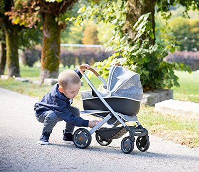 Smoby Bebe Confort 3 In 1 Stroller Pram Grey For Dolls And Dolls And 47 99 Picclick Uk