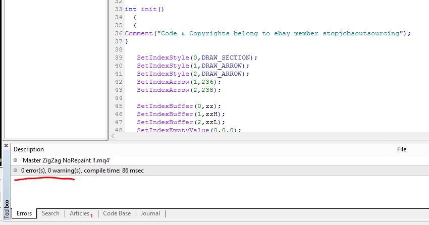 Forex Indicator Master Of All Zigzags Non Repaint Mt4 New 2019 Code - 