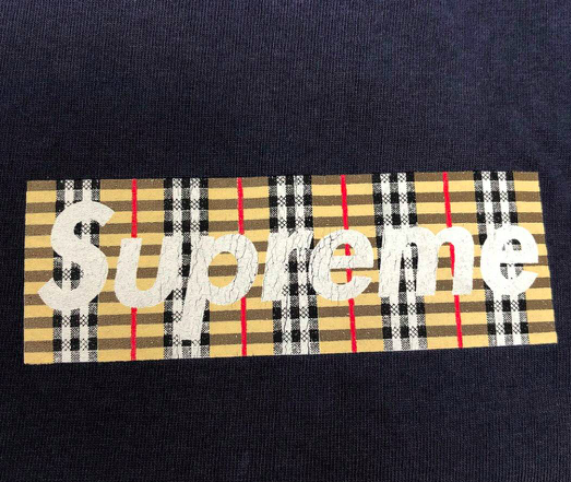 burberry x supreme junior