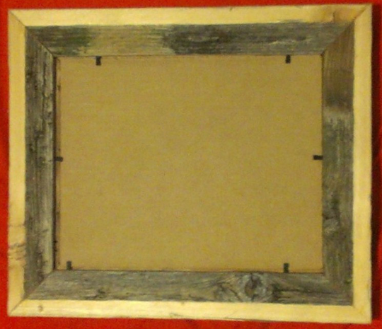 12x18 Rope recycled rustic barnwood barn wood picture frame weathered upcycled