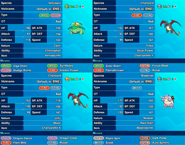 Shiny Starter Pokemon Bundle Pokemon Ultra Sun And Moon