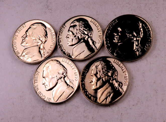 Download FS* // 3 Coins 1957+1958+1959 Jefferson Nickel Lot// Gem Proof *Full Steps US Coins monomagazine ...