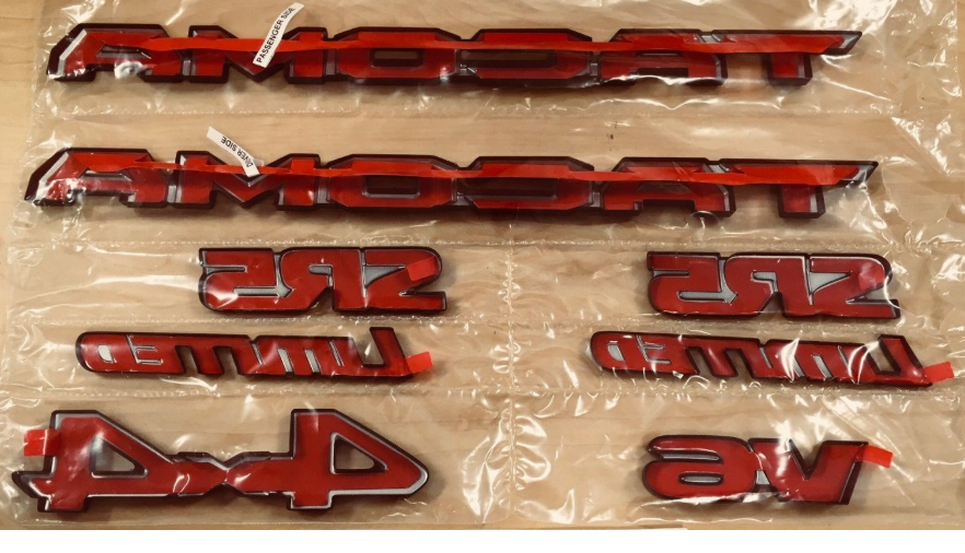 20162021 TOYOTA Blackout Emblem Overlay Kit Genuine Oem Pt948