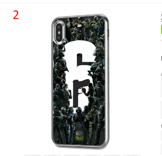 coque iphone xr rainbow six siege