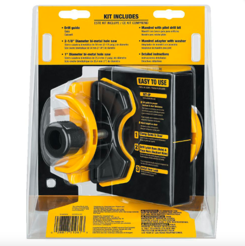 Dewalt Door Lock Installation Kit 33 99 Picclick
