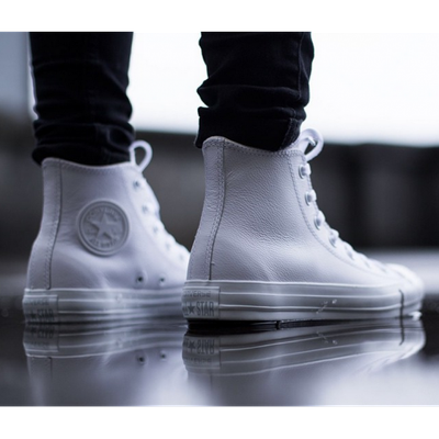 converse all star pelle uomo bianche 2converse all star pelle uomo bianche