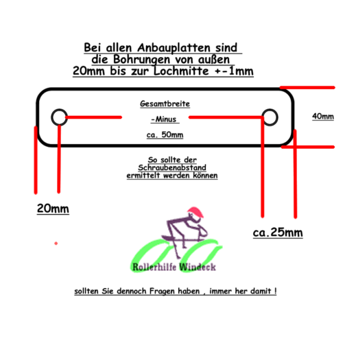 EDGE FAHRRAD ANHÄNGERKUPPLUNG mit Anbauplatte 130mm Lang