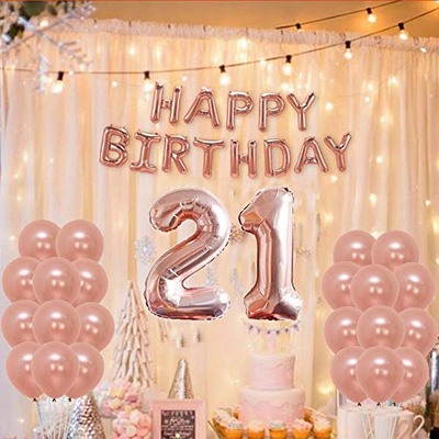 Party Supplies Decorations 21st Birthday Party Balloons Supplies