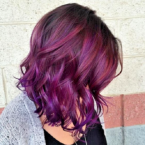 Dark Brown Violet Hair Color Find Your Perfect Hair Style