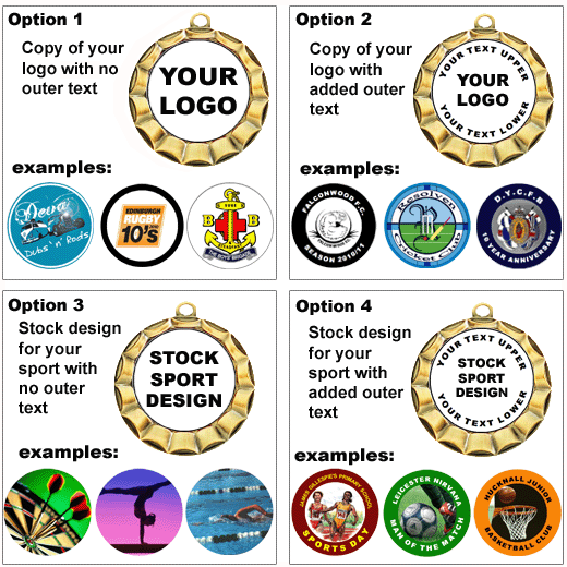 GO KART METAL MEDALS 50mm PACK OF 10 RIBBONS INSERTS or OWN LOGO & TEXT 
