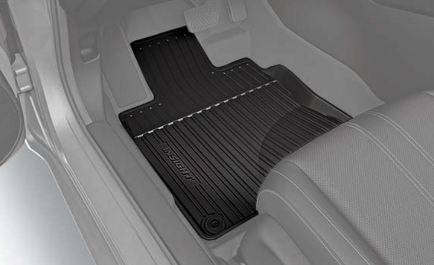 2019 2020 Honda Insight Black High Wall All Season Floor Mats