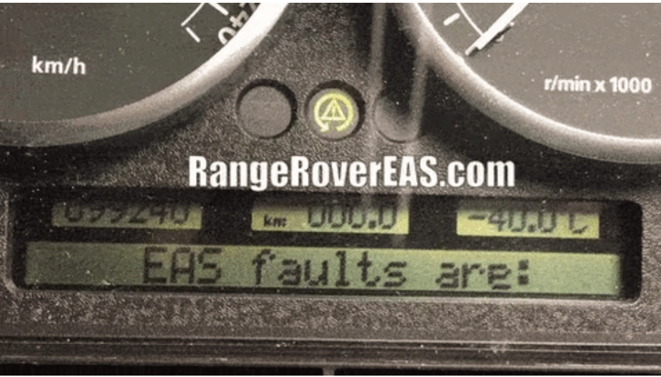 RANGE ROVER L322 EAS ABS READ and RESET tool Air Suspension fault clear