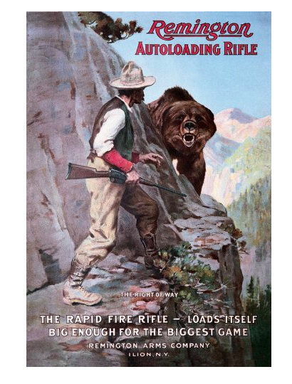 Cabin Bathroom Decor Hunting Nursery Room Mens Theme Gun Remington