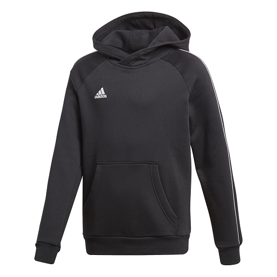 adidas Hoodie Core 18 BlackWhite Kids adidas Hoodie Core 18 BlackWhite Kids
