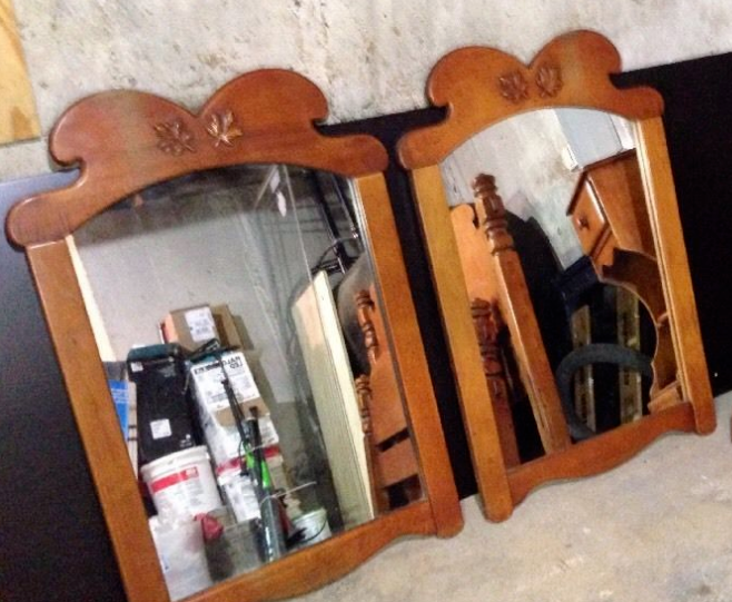 1940s Virginia House Maple Antique Vintage Solid Maple