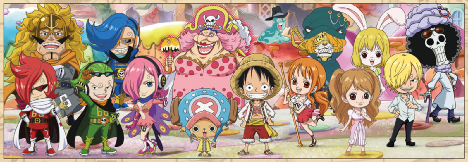 Wide Jigsaw Puzzle 752 Pieces Pirates One Piece Sweet Island Small Kids Version 63 99 Picclick