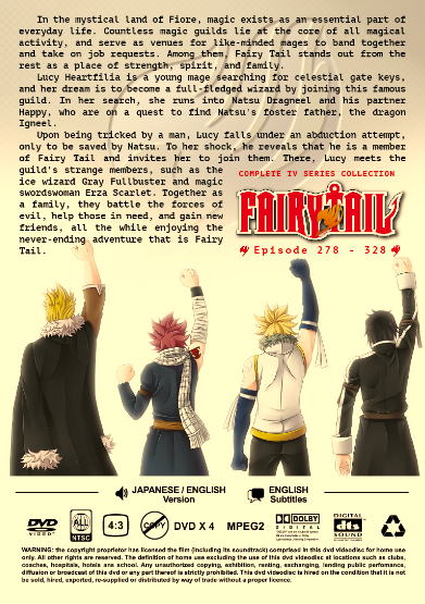 Dvd Fairy Tail Complete Season 9 Vol 278 328 End English Dubbed 39 99 Picclick
