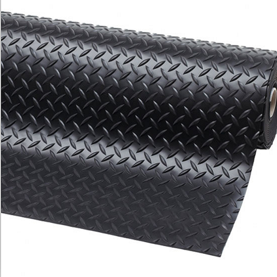 1 Bar Checker Rubber Flooring Roll For Work Shop Gym Van