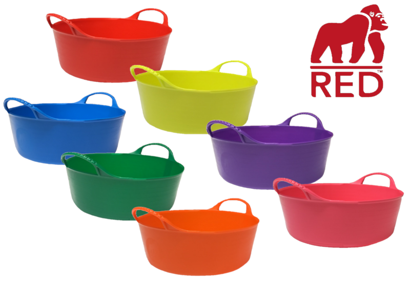 Faulks /& COX Tubtrug Mini Flexible Shallow Nourrir Seau 5 L couleurs diverses