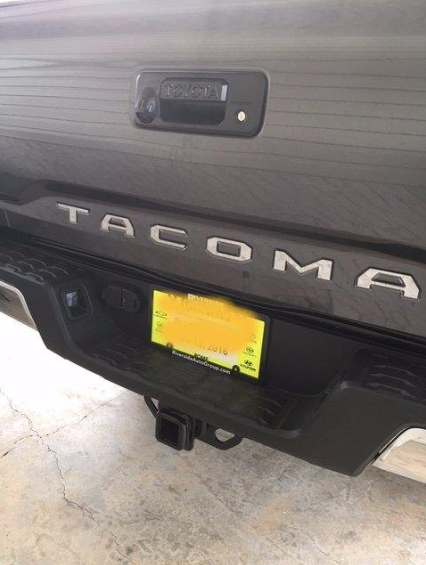 CHROME TACOMA TAILGATE Letter Inserts For 2016 2019 Toyota Tacoma New Free Ship 24 95 PicClick