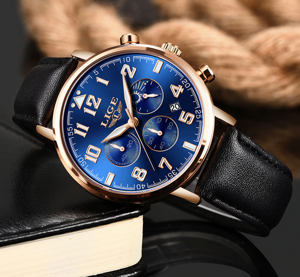 Herren Uhren Lige Luxus Business Quarz Uhr Wasserdicht Leuchtendes Hand Uhr Eur 31 70 Picclick De