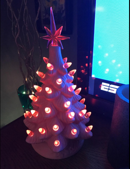 Collectibles Holiday Seasonal Vintage Pink Ceramic Christmas Tree Artificial Stand Xmas Vintage Decorations Collectibles Holiday Seasonal Zsco Iq