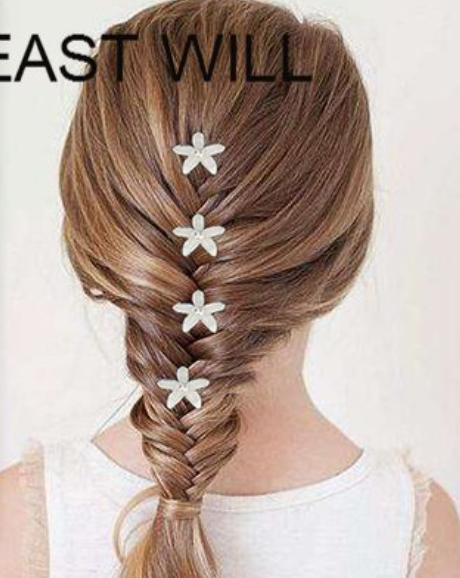 12pcs Bridal Wedding Crystal Hair Twists Swirls Pins Spirals Pearl