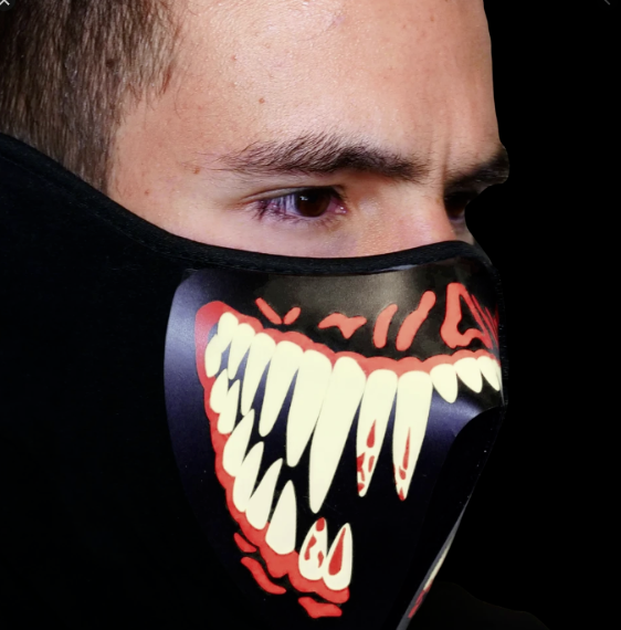 Download Led Light Up Half Face Yellow Teeth Cover Mask Rave Luminous Flash Dance Party 18 99 Picclick Yellowimages Mockups