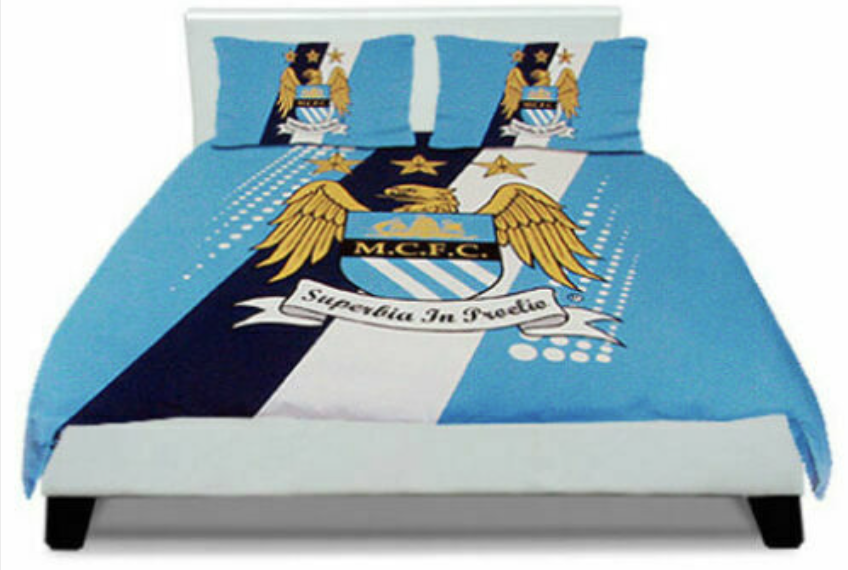 Official Manchester United City Football Clubs Duvet Cover Set