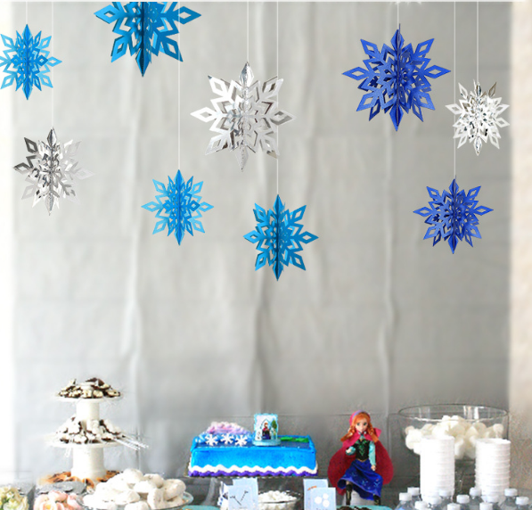 Paper Christmas Snowflake Hanging Garlands Ceiling Christmas
