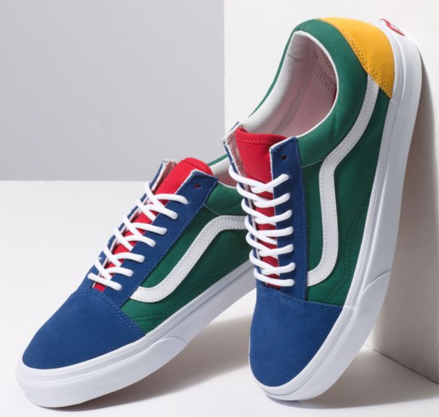 NEW VANS OLD Skool Yacht Club Yellow Blue Green and Red NEW VANS OLD Skool Yacht Club Yellow Blue Green and Red