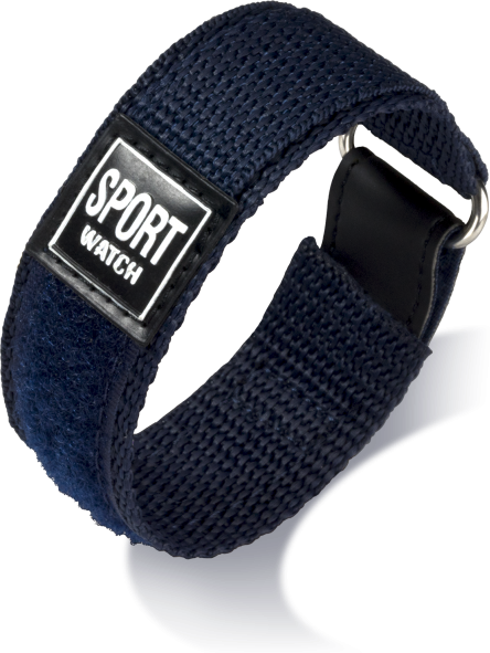 Bracelet montre Scratch Bleu de 14 16 18 20 et 22mm en nylon Bracelet montre Scratch Bleu de 14 16 18 20 et 22mm en nylon