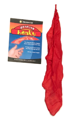 Deluxe Dancing Silk Hanky Magic Trick Magician Floating Flying Red Animated Hank 15 29 Picclick