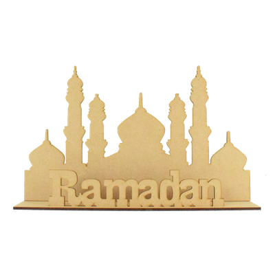 Wooden Mdf Eid Mubarak Ramadan Calendar Sign Tray Decoration Muslim Islamic Gift Eur 5 82 Picclick Fr