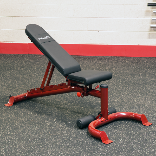 Body Solid Weight Bench Heavy Duty Adjustable Fid Flat Incline