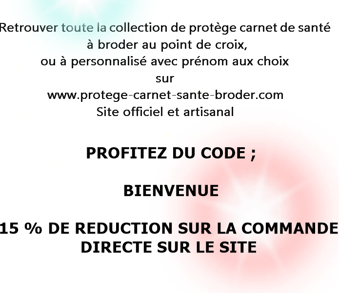 Protege Carnet De Sante A Broder Au Point De Croix Etoile Grise Et Rose Eur 18 00 Picclick Fr