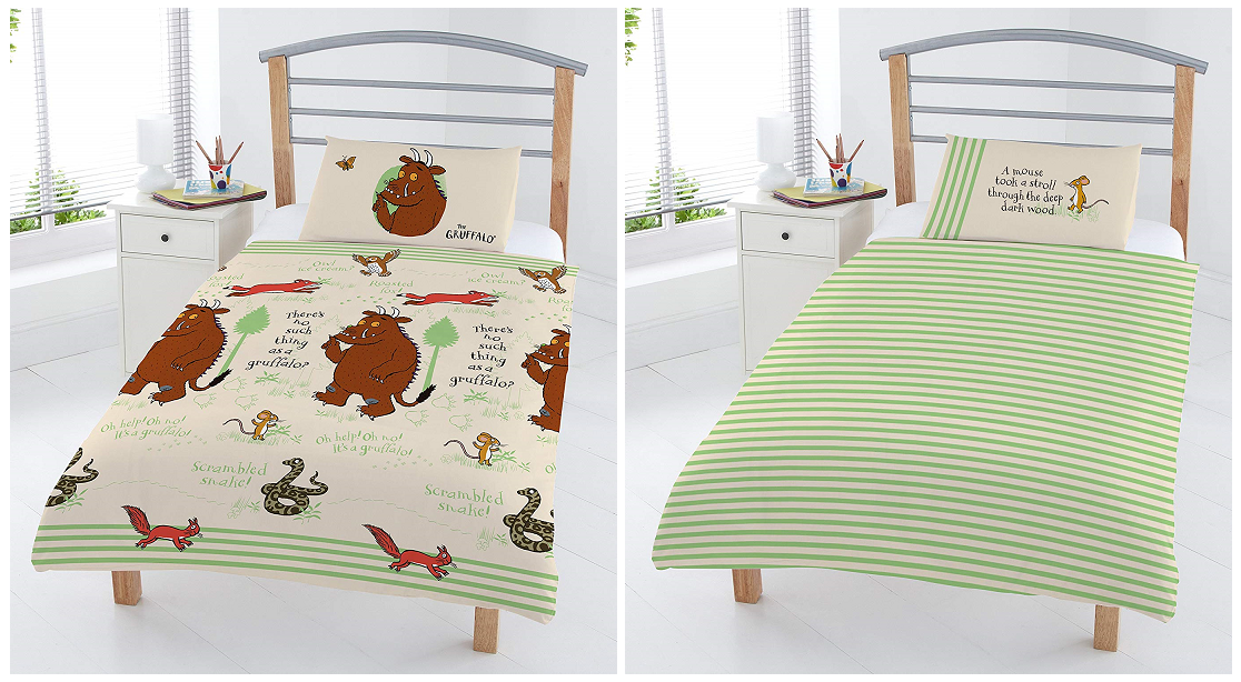 The Gruffalo Toddler Duvet Cover Set Woodland Scene Reversible