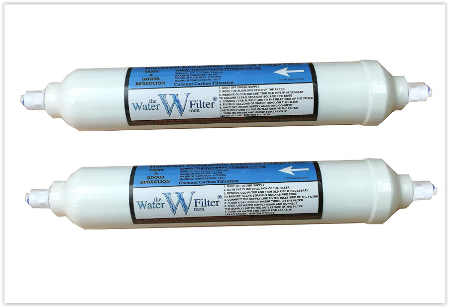 2 Filtres à Eau Réfrigérateur Frigo Américain Compatible