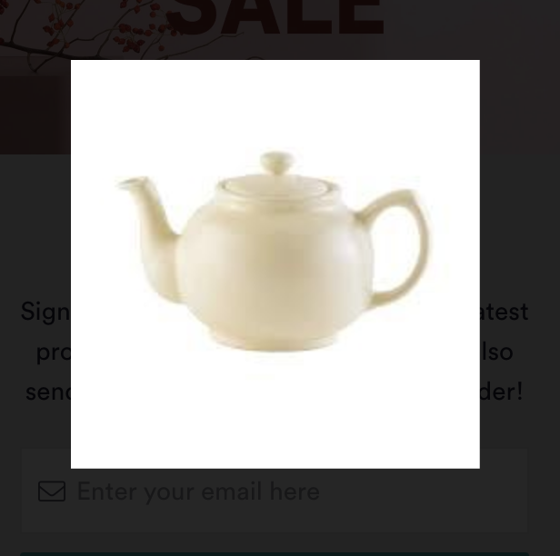 Price /& Kensington White 2 Cup Teapot