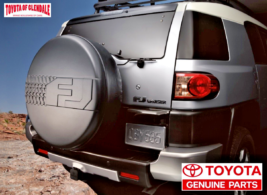 2007 2014 Toyota Fj Cruiser Spare Tire Cover Without Backup Camera Pt218 35070 184 90 Picclick