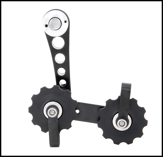 und Singlespeed Naben Contec Kettenspanner mit 2 Rollen für Getriebe