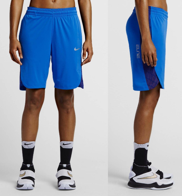 nike elite basketball shorts women's