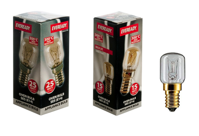 X2 pour 25 W New World E14 300deg pour four et cuisinière résistant à la Chaleur Ampoules Haute Temp