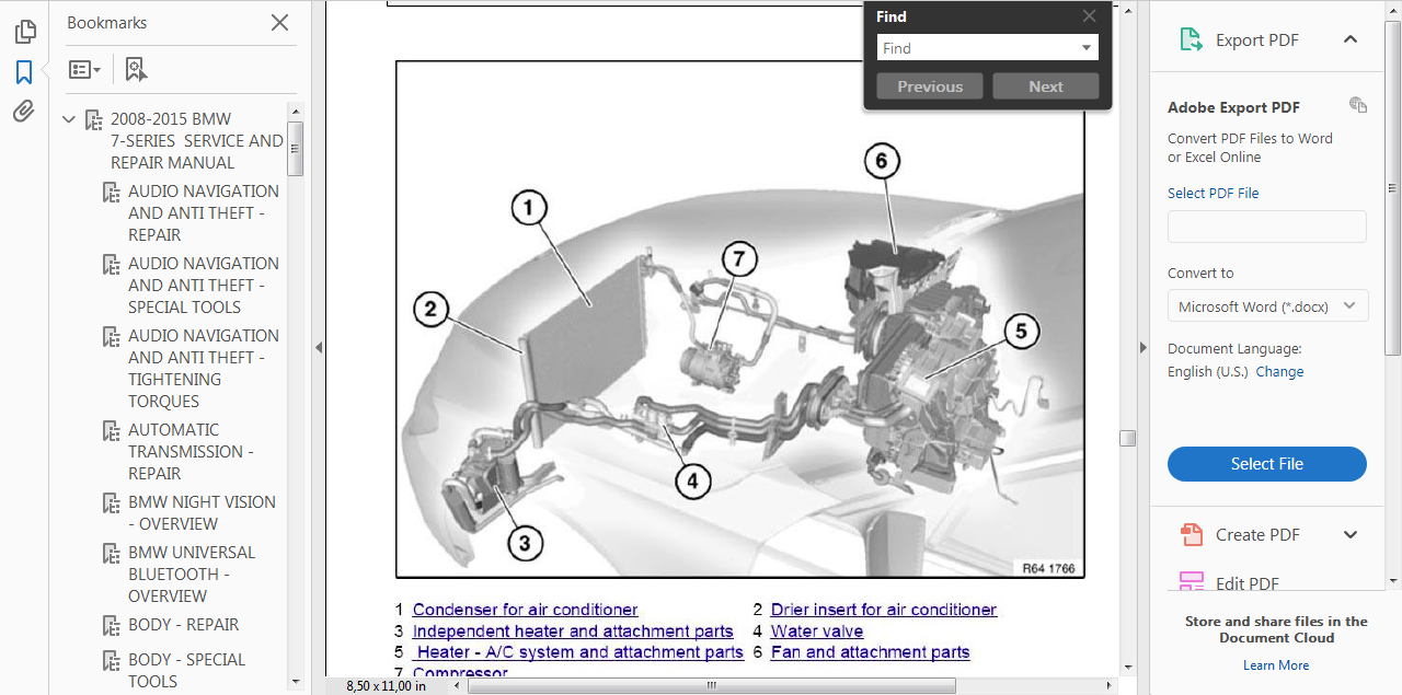 5 of 6 # OFFICIAL WORKSHOP Service Repair MANUAL for BMW 7 SERIES F01 F02  2008-2015 #