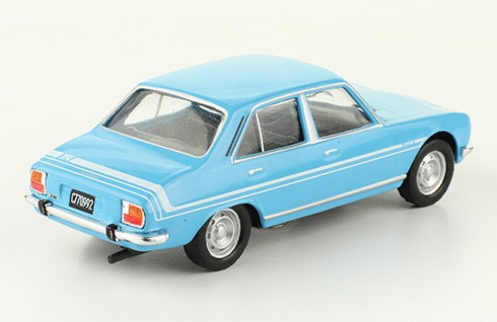 contemporary manufacture peugeot 504 gr tn 1985 rare argentina diecast scale 1 43 new with magazine woodland resort com