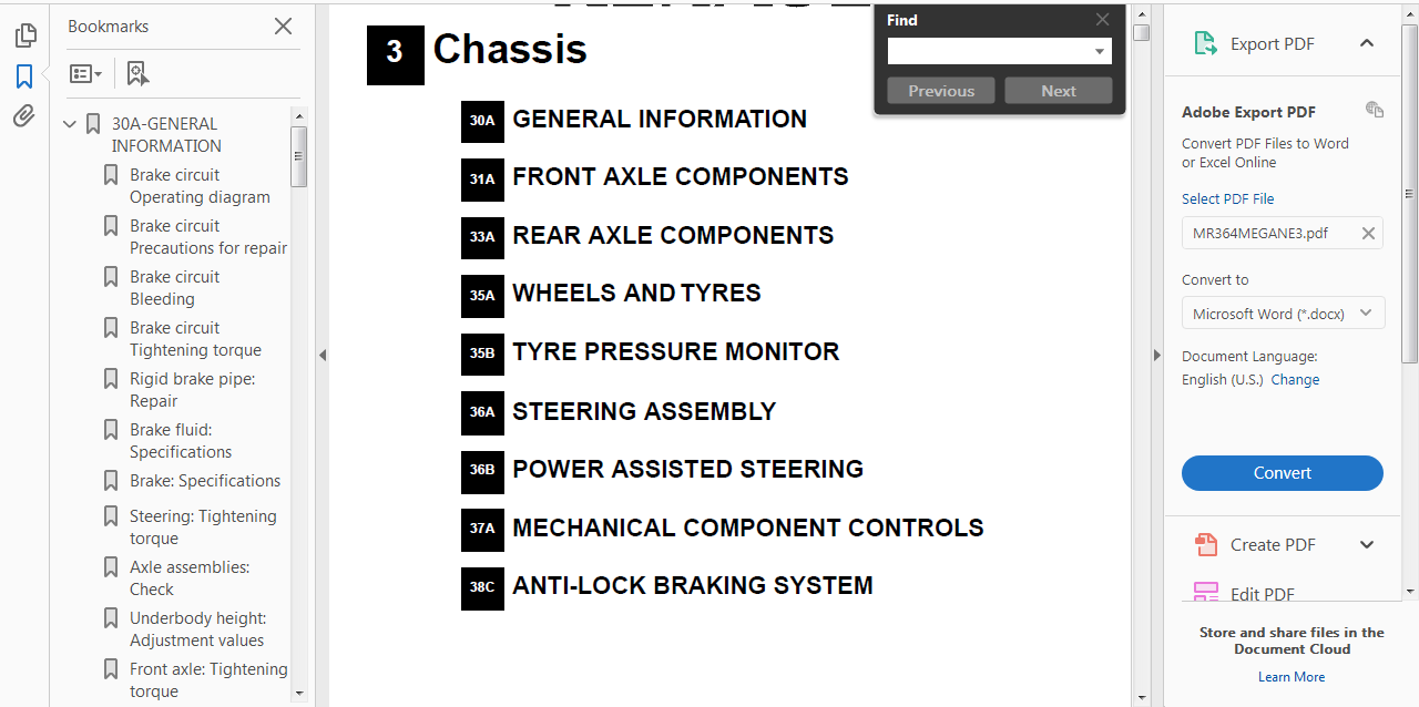 OFFICIAL WORKSHOP Service Repair MANUAL for RENAULT MEGANE II 2002-2008 # 6  6 of 6 See More